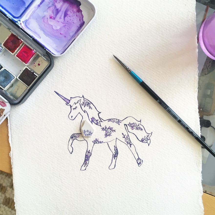 I Find Surf-Tumbled Pottery Shards On The Beach And Make Them Into Unique Pieces Of Artwork I Find Surf-Tumbled Pottery Shards On The Beach And Make Them Into Unique Pieces Of Artwork