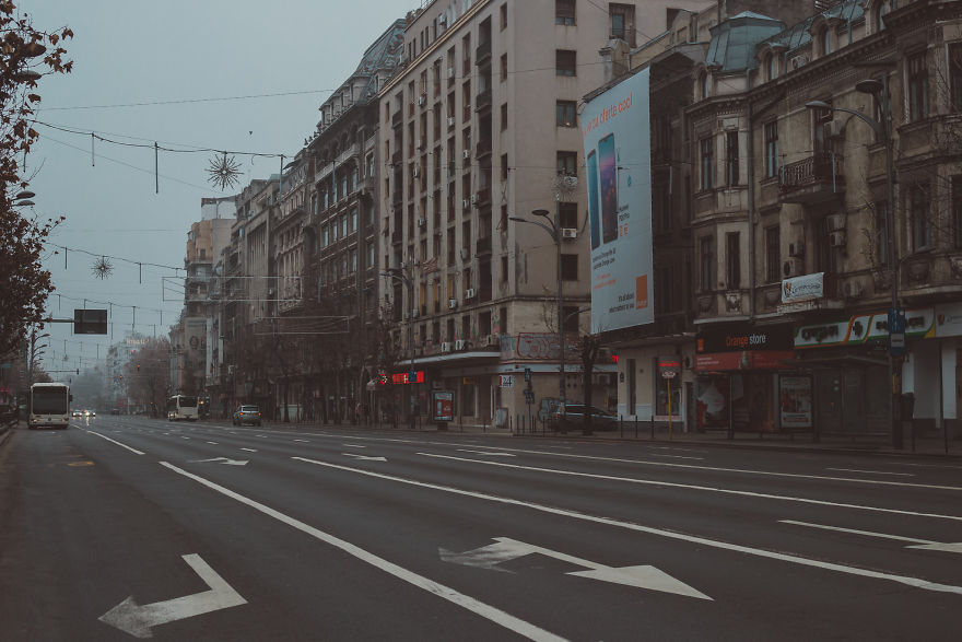I Photographed The Empty Bucharest On The 1st Of January