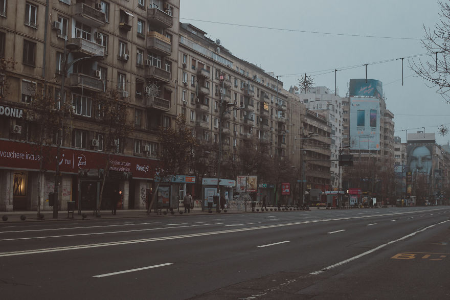 I Photographed The Empty Bucharest On The 1st Of January