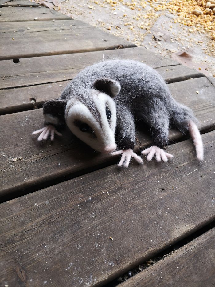 I Bring Wool To Life By Sculpting It Into My Favourite Animals