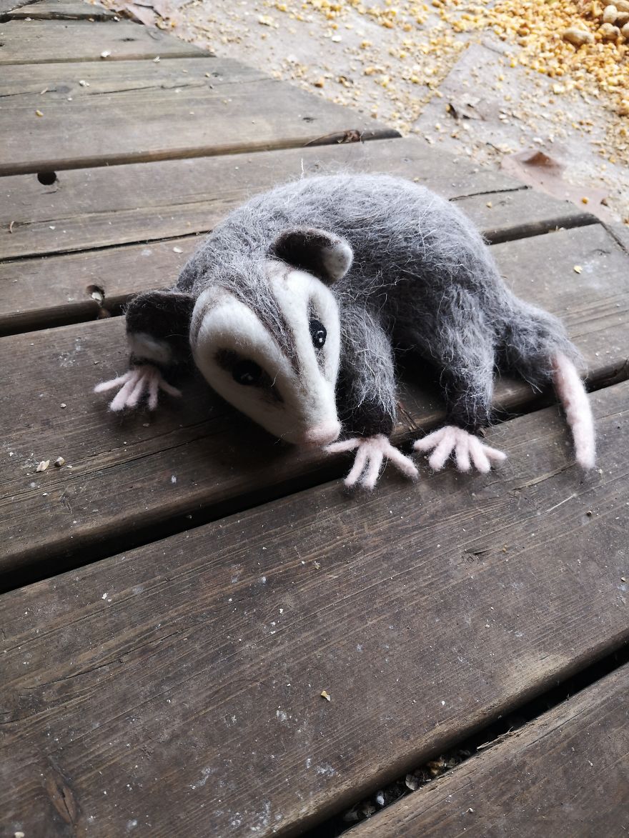 I Bring Wool To Life By Sculpting It Into My Favourite Animals