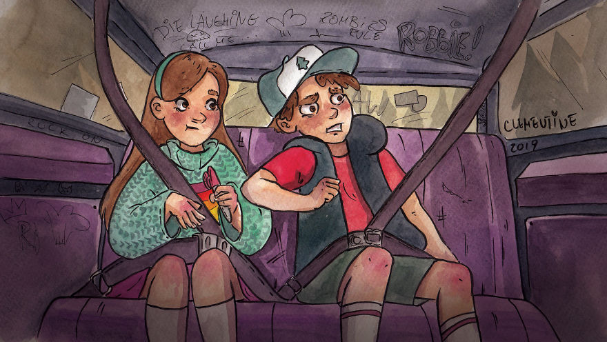 Bulgarian Illustrator Recreates Popular Animation And Anime Screenshots