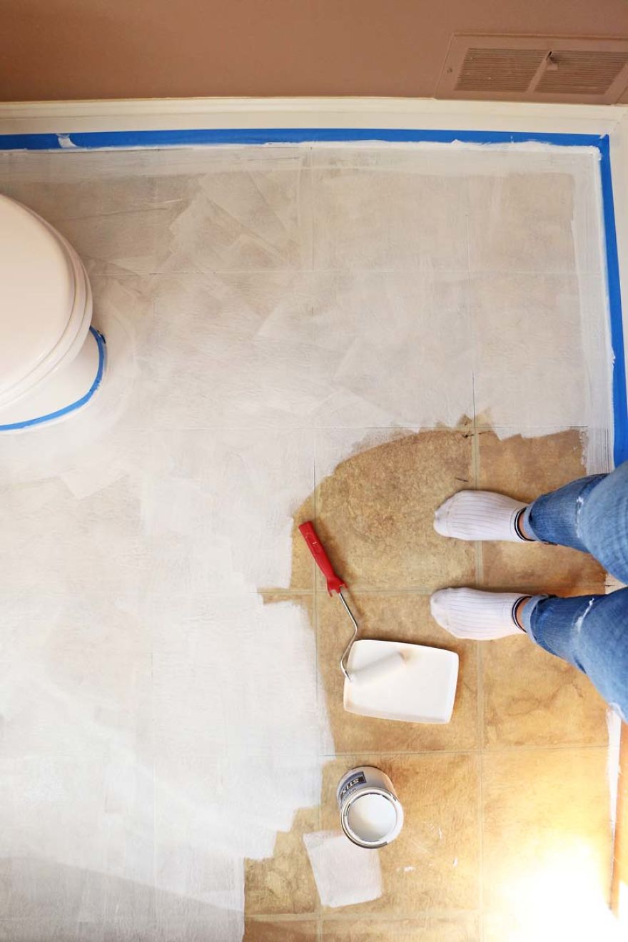 Everything You Need To Stencil Your Tile Floors For Less Everything You Need To Stencil Your Tile Floors For Less