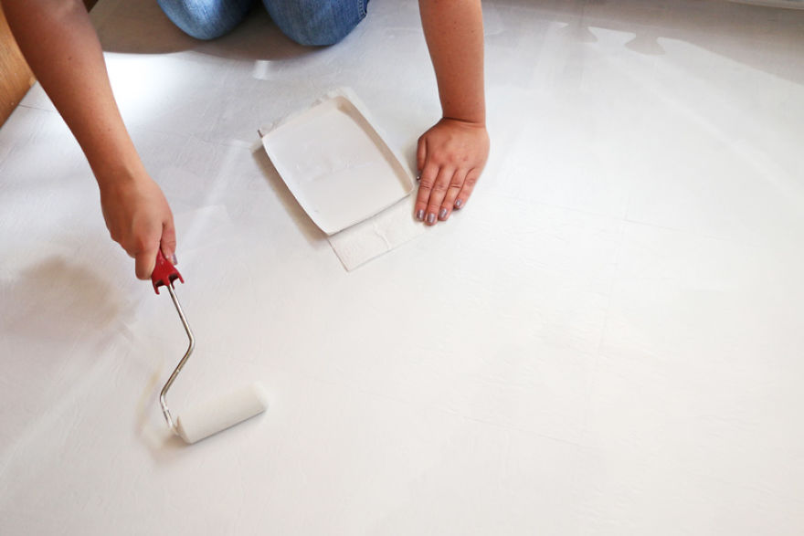 Everything You Need To Stencil Your Tile Floors For Less Everything You Need To Stencil Your Tile Floors For Less