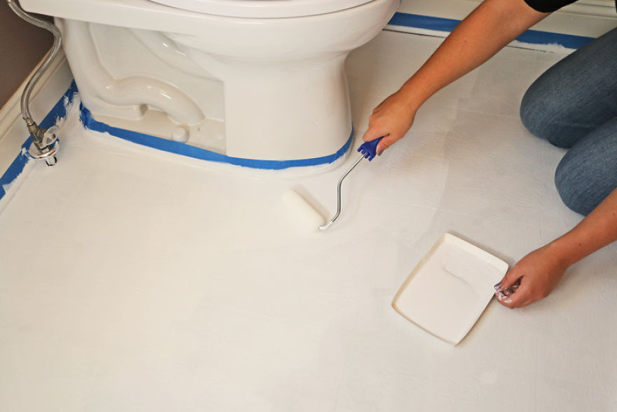 Everything You Need To Stencil Your Tile Floors For Less