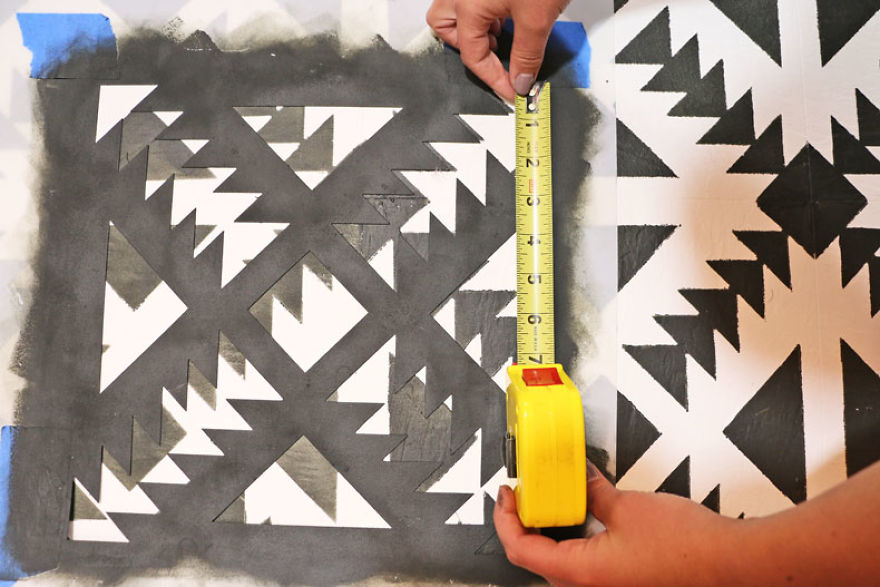 Everything You Need To Stencil Your Tile Floors For Less