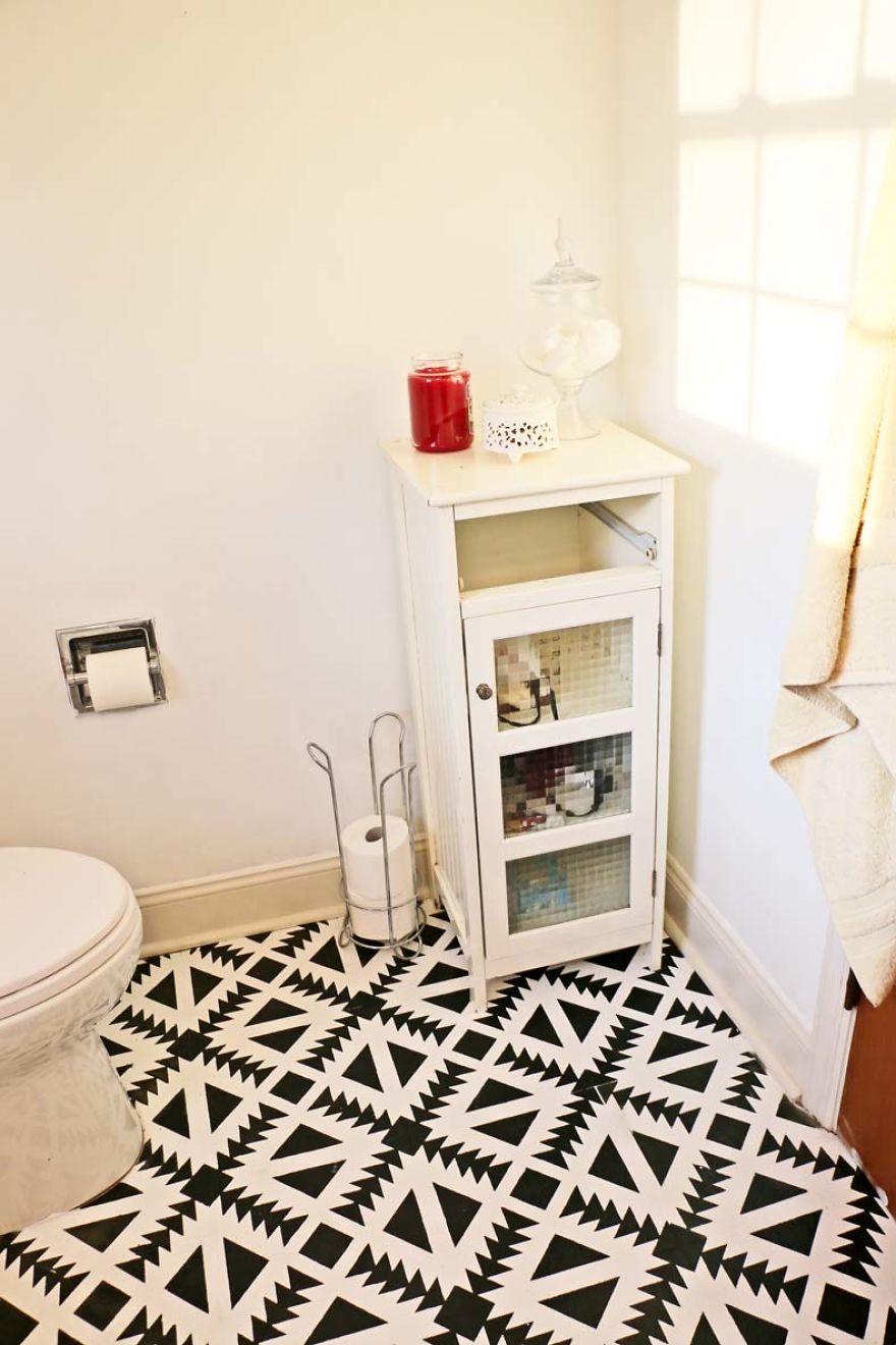 Everything You Need To Stencil Your Tile Floors For Less Everything You Need To Stencil Your Tile Floors For Less