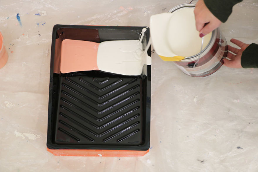 Easy Colorwash Accent Wall With Mandala Stencils Easy Colorwash Accent Wall With Mandala Stencils