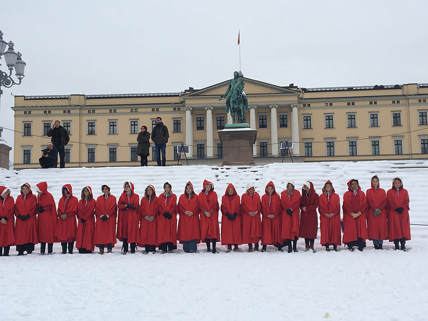 Praise Be! Norwegian Women Protest That Their Rights Are Being Taken Away Praise Be! Norwegian Women Protest That Their Rights Are Being Taken Away