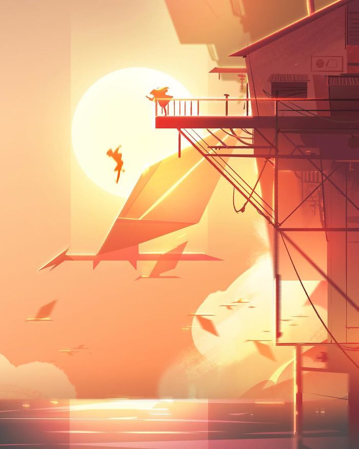 Illustrator Creates Illustrations That Turn Any Lonely Moment Into Magical Places