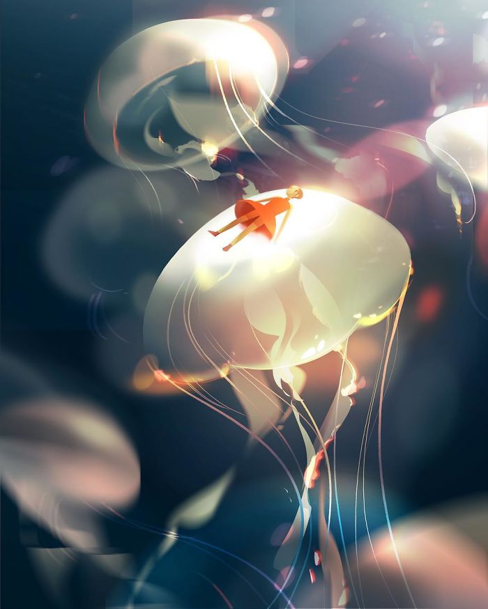 Illustrator Creates Illustrations That Turn Any Lonely Moment Into Magical Places