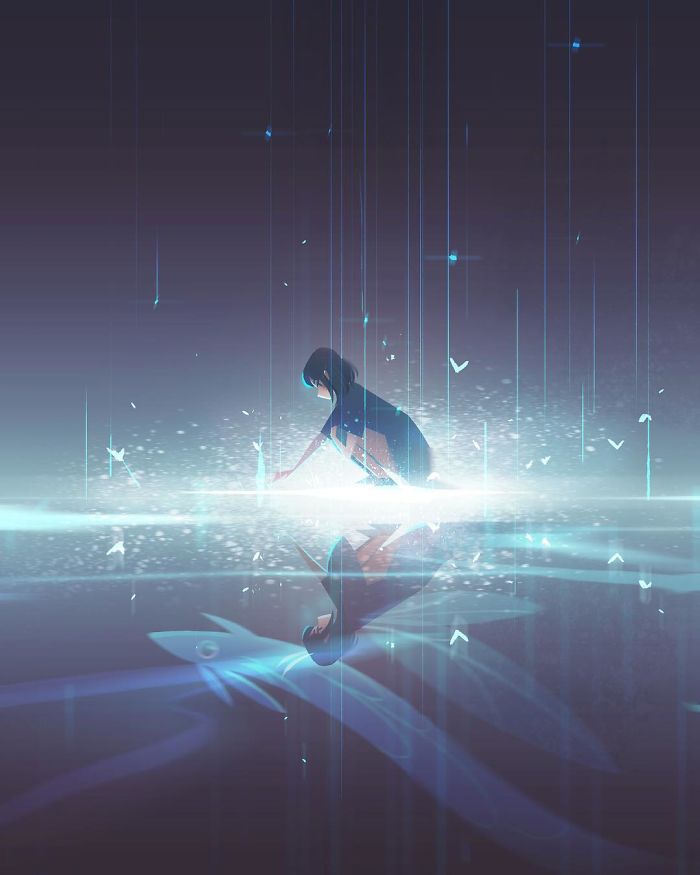 Illustrator Creates Illustrations That Turn Any Lonely Moment Into Magical Places