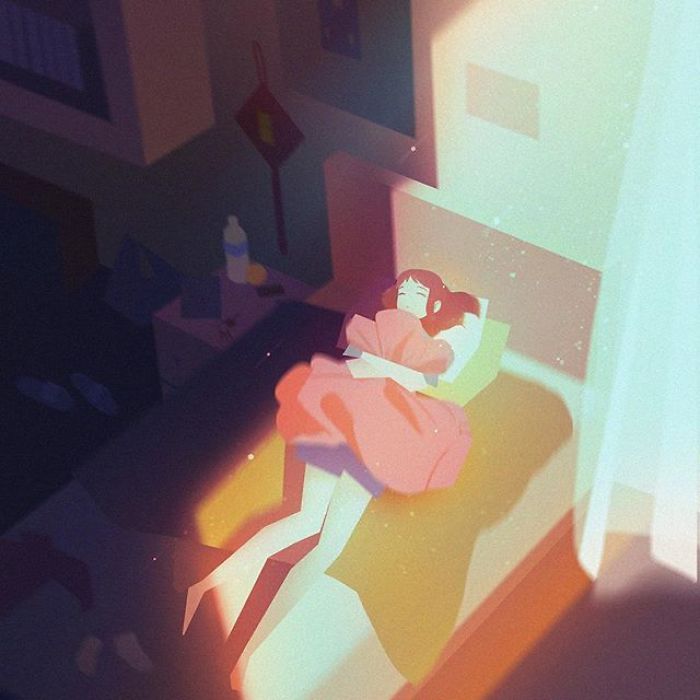 Illustrator Creates Illustrations That Turn Any Lonely Moment Into Magical Places