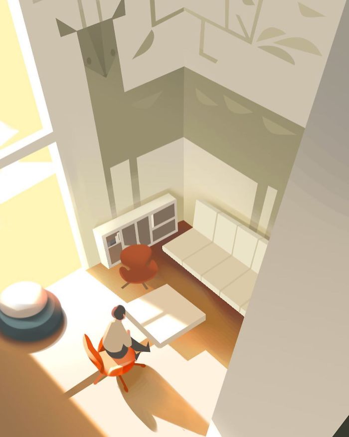 Illustrator Creates Illustrations That Turn Any Lonely Moment Into Magical Places