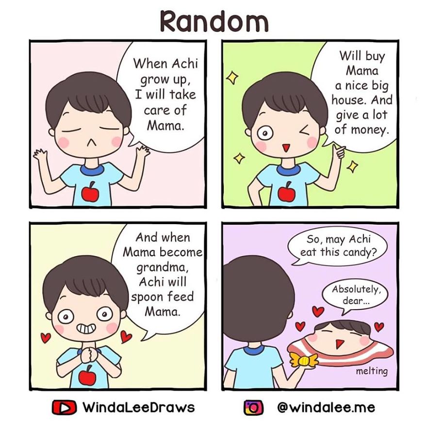 I’m A Web Comic Artist Who Draw Every Sweet Little Moments In My Life And Family (20+ Pics)