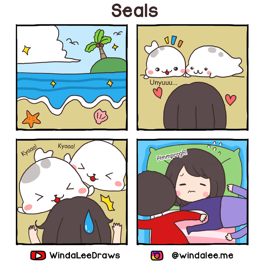 I’m A Web Comic Artist Who Draw Every Sweet Little Moments In My Life And Family (20+ Pics)