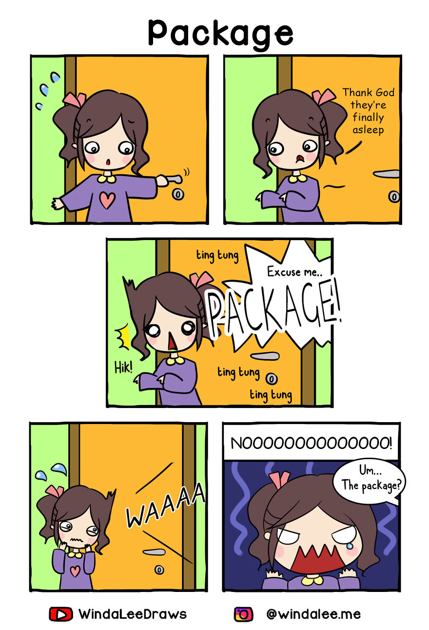 I’m A Web Comic Artist Who Draw Every Sweet Little Moments In My Life And Family (20+ Pics)