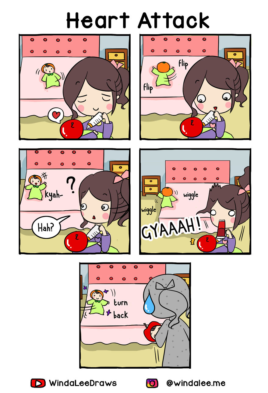 I’m A Web Comic Artist Who Draw Every Sweet Little Moments In My Life And Family (20+ Pics)