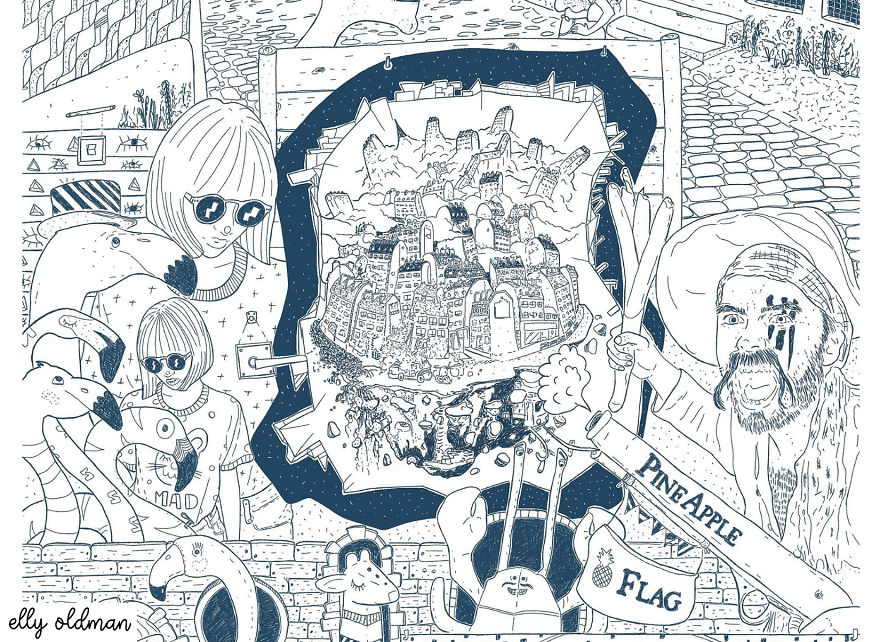 I'm A French Artist Drawing An Infinite Drawing On Instagram Since 2017 And It's Now More Than 15 Meter Long! I'm A French Artist Drawing An Infinite Drawing On Instagram Since 2017 And It's Now More Than 15 Meter Long!