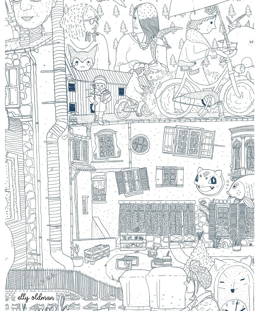 I'm A French Artist Drawing An Infinite Drawing On Instagram Since 2017 And It's Now More Than 15 Meter Long! I'm A French Artist Drawing An Infinite Drawing On Instagram Since 2017 And It's Now More Than 15 Meter Long!