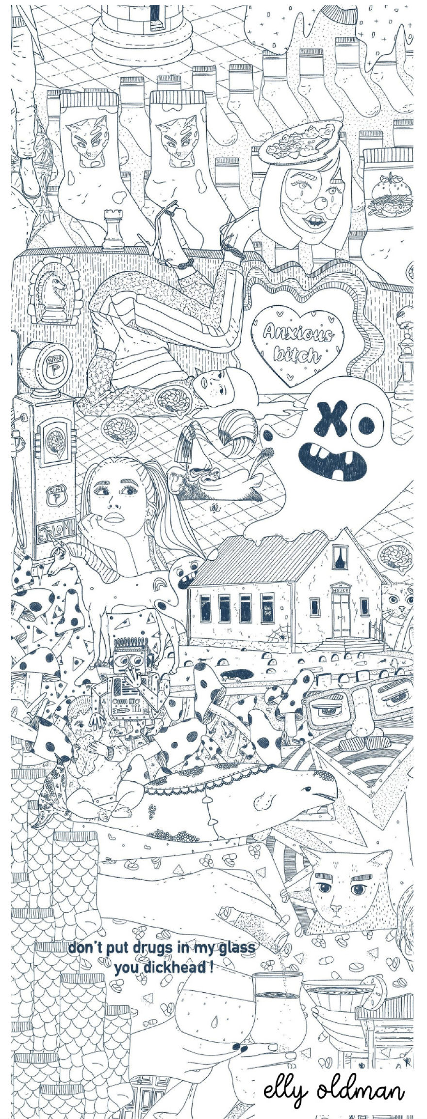 I'm A French Artist Drawing An Infinite Drawing On Instagram Since 2017 And It's Now More Than 15 Meter Long! I'm A French Artist Drawing An Infinite Drawing On Instagram Since 2017 And It's Now More Than 15 Meter Long!