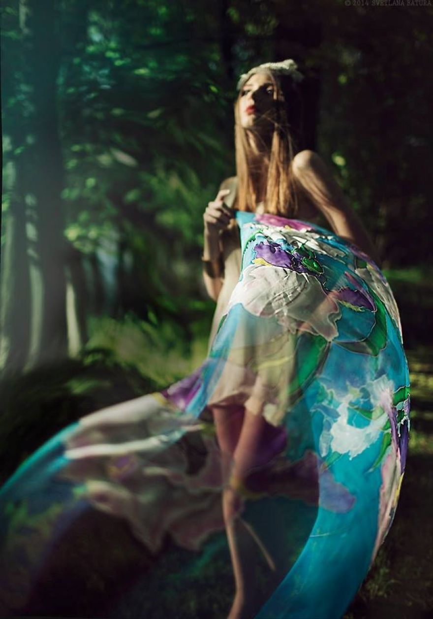 I'm Creating Unique Wearable Art With Handpainted Silk