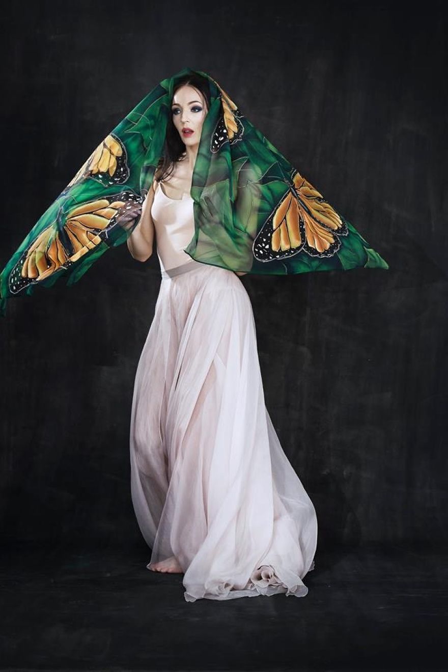 I'm Creating Unique Wearable Art With Handpainted Silk