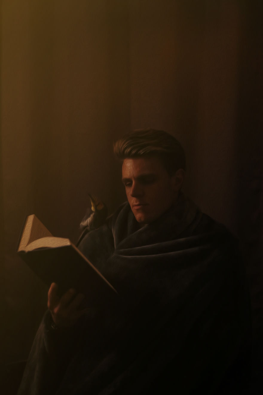 I Threw Blankets And Leftover Christmas Decorations On My Friends And Family In A Series I Call Budget Renaissance