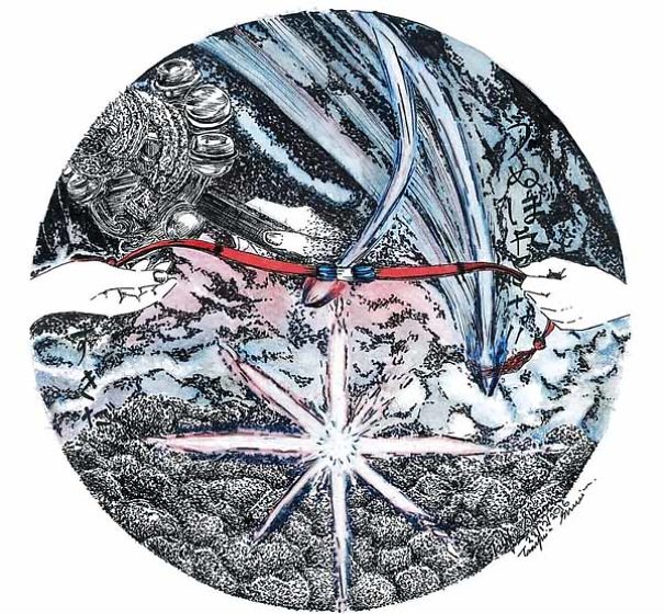 This Artist Drew 15 Detailed Ink Pen Illustrations Inside Small Circles This Artist Drew 15 Detailed Ink Pen Illustrations Inside Small Circles