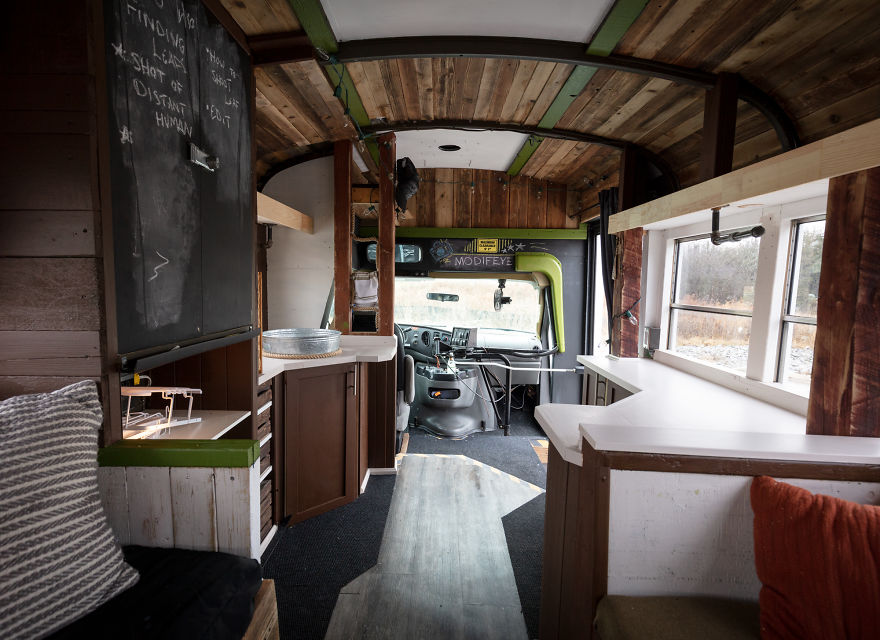 I Converted A Short Bus Into A Cozy Adventure Wagon I Converted A Short Bus Into A Cozy Adventure Wagon