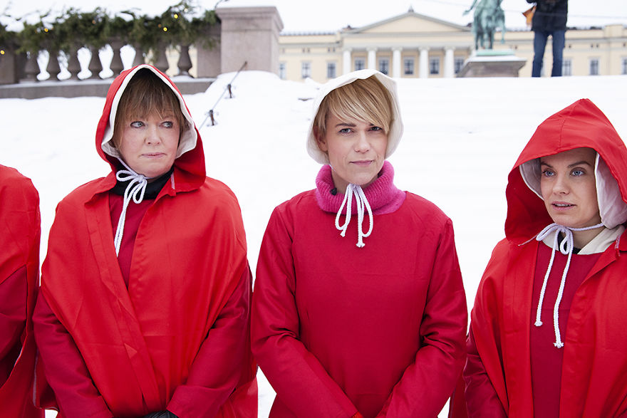 Praise Be! Norwegian Women Protest That Their Rights Are Being Taken Away Praise Be! Norwegian Women Protest That Their Rights Are Being Taken Away