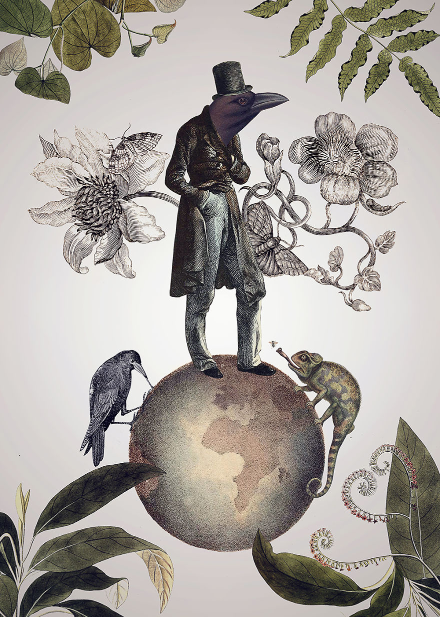 Surreal World And Unexpected Encounters In Poetic Collages Of Katarzyna & Marcin Owczarek Surreal World And Unexpected Encounters In Poetic Collages Of Katarzyna & Marcin Owczarek