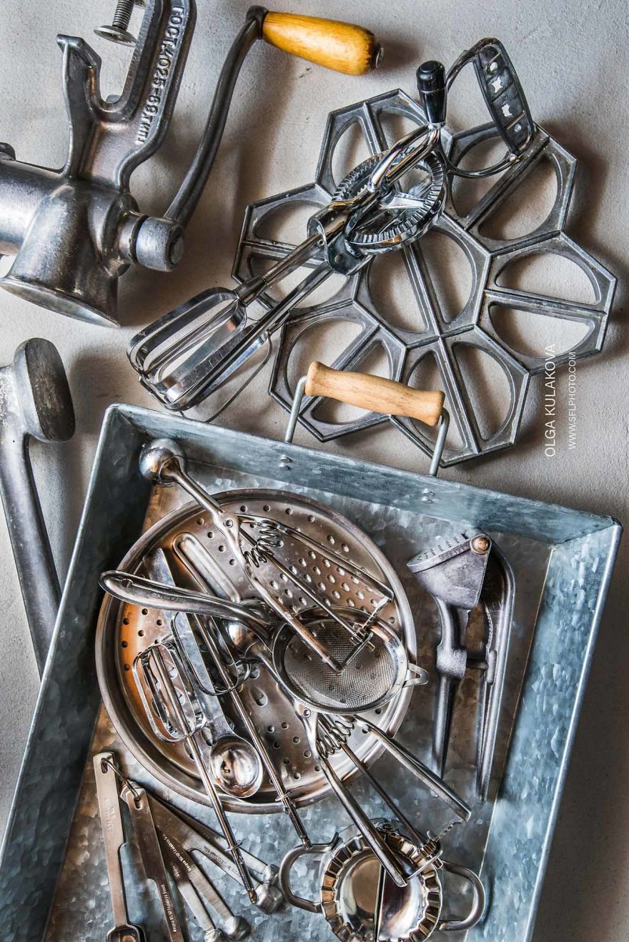 Set Of Miscellaneous Photos Of Different Household Things