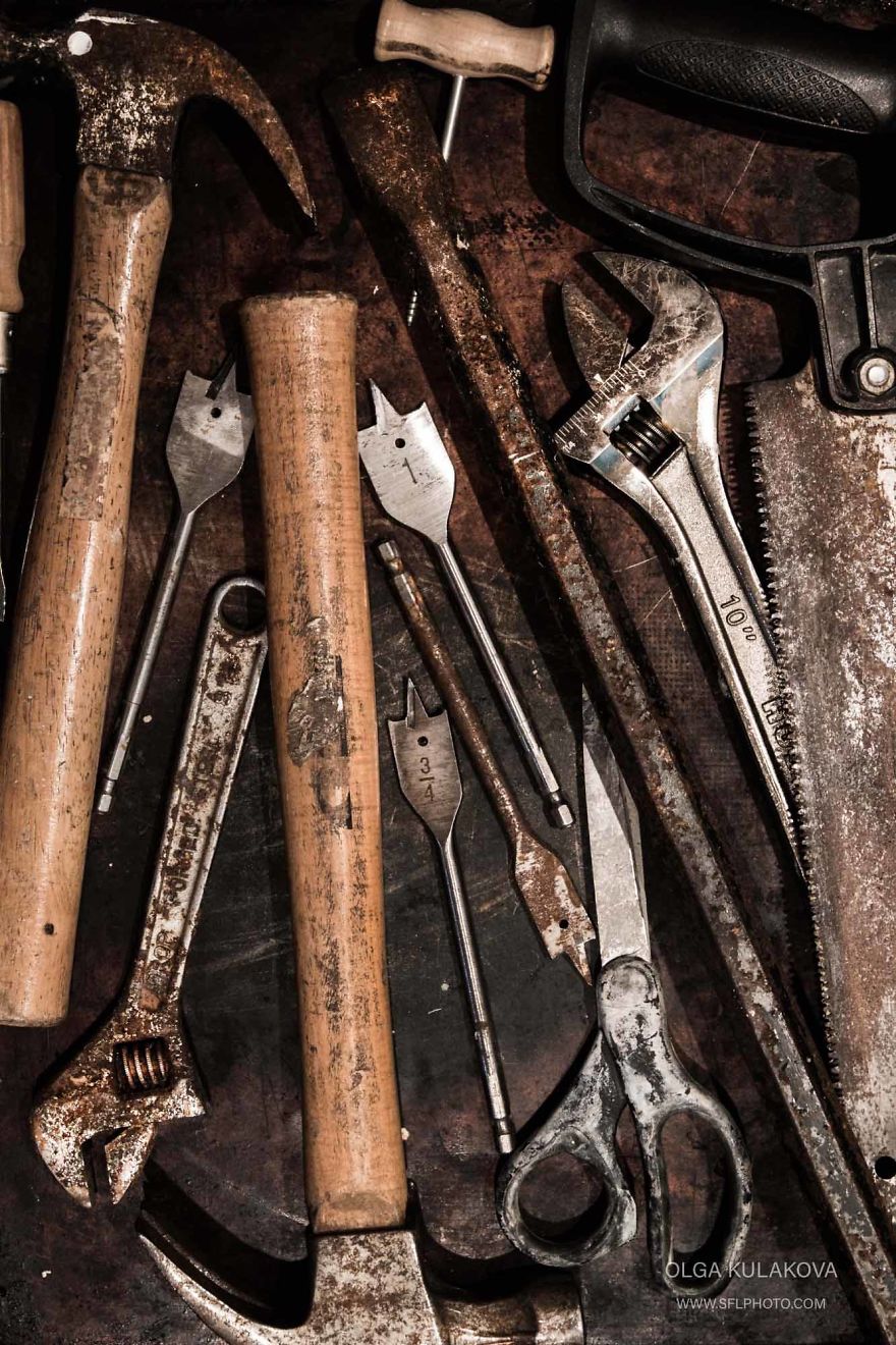 Set Of Miscellaneous Photos Of Different Household Things