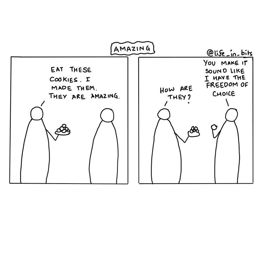 My 20 Minimalistic Comics About Everyday Life