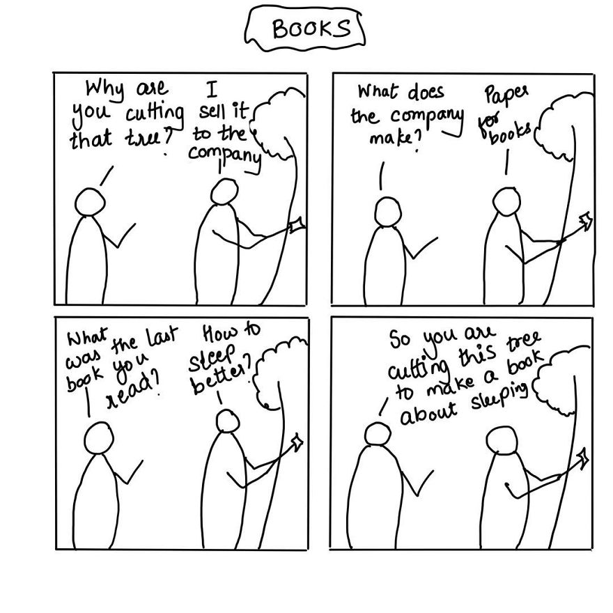 My 20 Minimalistic Comics About Everyday Life