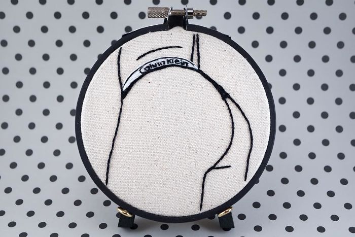 My Sister Spreads Body Positivity By Embroidering Nude Photos