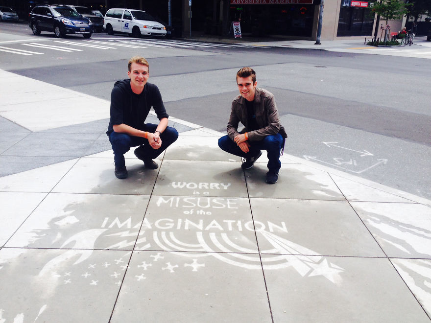 We Create Invisible Street Art That Only Appears When It Rains And You Can Do It Too We Create Invisible Street Art That Only Appears When It Rains And You Can Do It Too