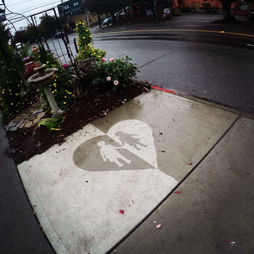 We Create Invisible Street Art That Only Appears When It Rains And You Can Do It Too We Create Invisible Street Art That Only Appears When It Rains And You Can Do It Too