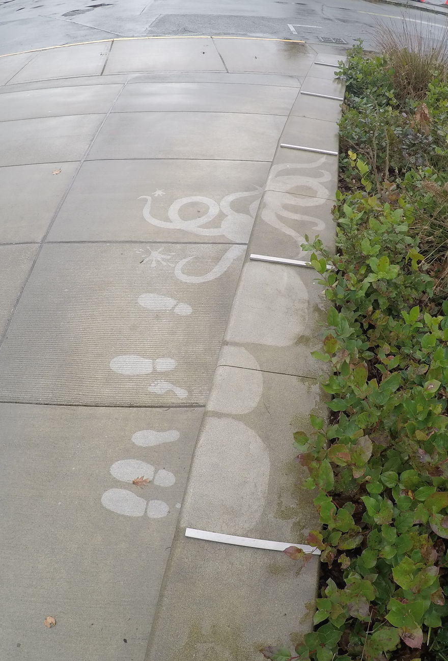 We Create Invisible Street Art That Only Appears When It Rains And You Can Do It Too We Create Invisible Street Art That Only Appears When It Rains And You Can Do It Too