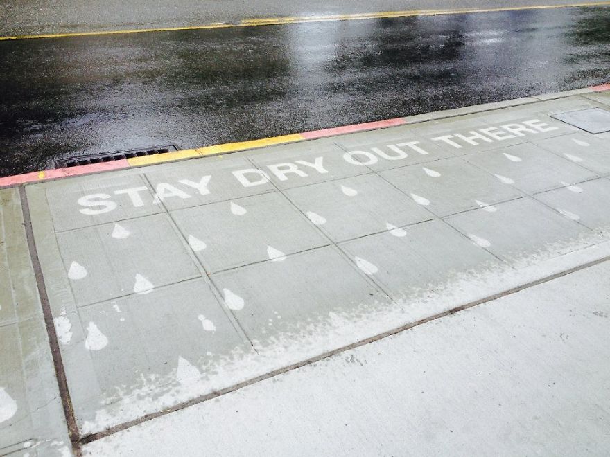 We Create Invisible Street Art That Only Appears When It Rains And You Can Do It Too We Create Invisible Street Art That Only Appears When It Rains And You Can Do It Too