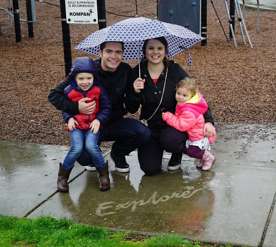 We Create Invisible Street Art That Only Appears When It Rains And You Can Do It Too We Create Invisible Street Art That Only Appears When It Rains And You Can Do It Too