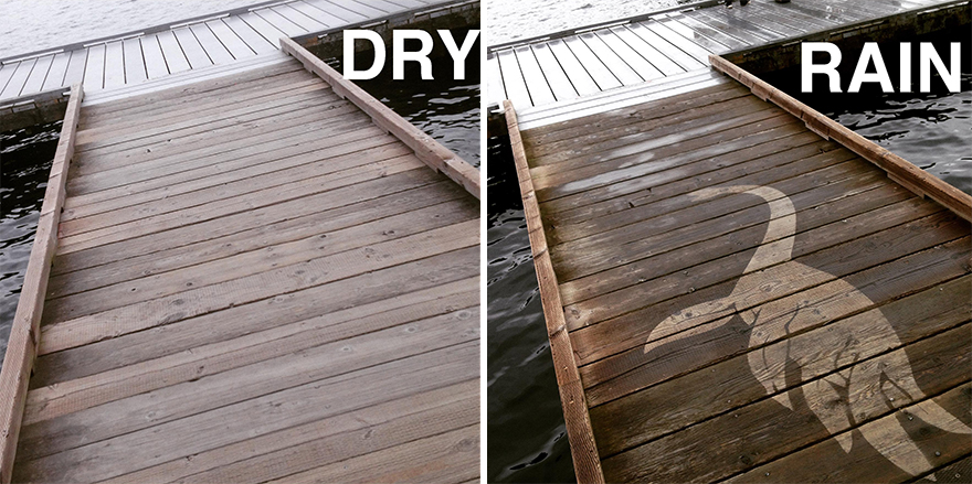 We Create Invisible Street Art That Only Appears When It Rains And You Can Do It Too We Create Invisible Street Art That Only Appears When It Rains And You Can Do It Too