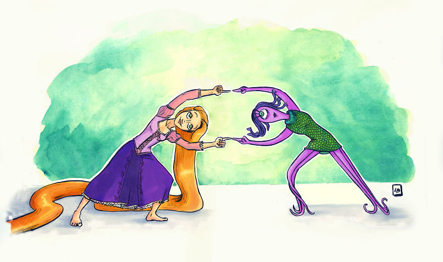 I Illustrated What Would Happen If Famous Cartoon Characters Fused Together, And Here's The Result (10 Pics)