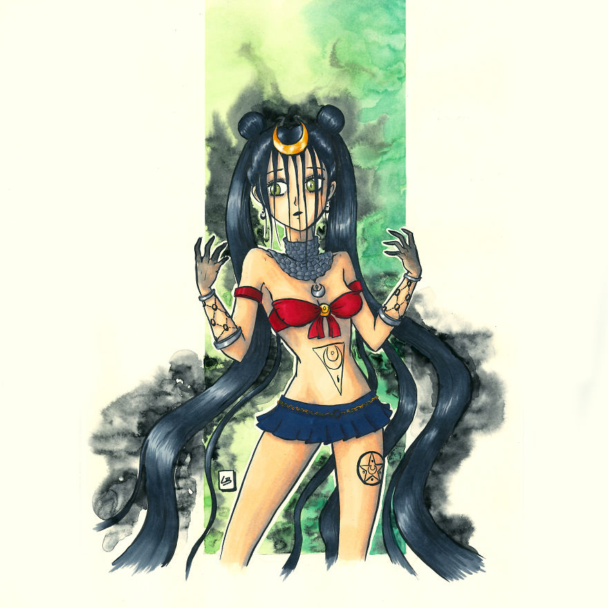 I Illustrated What Would Happen If Famous Cartoon Characters Fused Together, And Here's The Result (10 Pics)