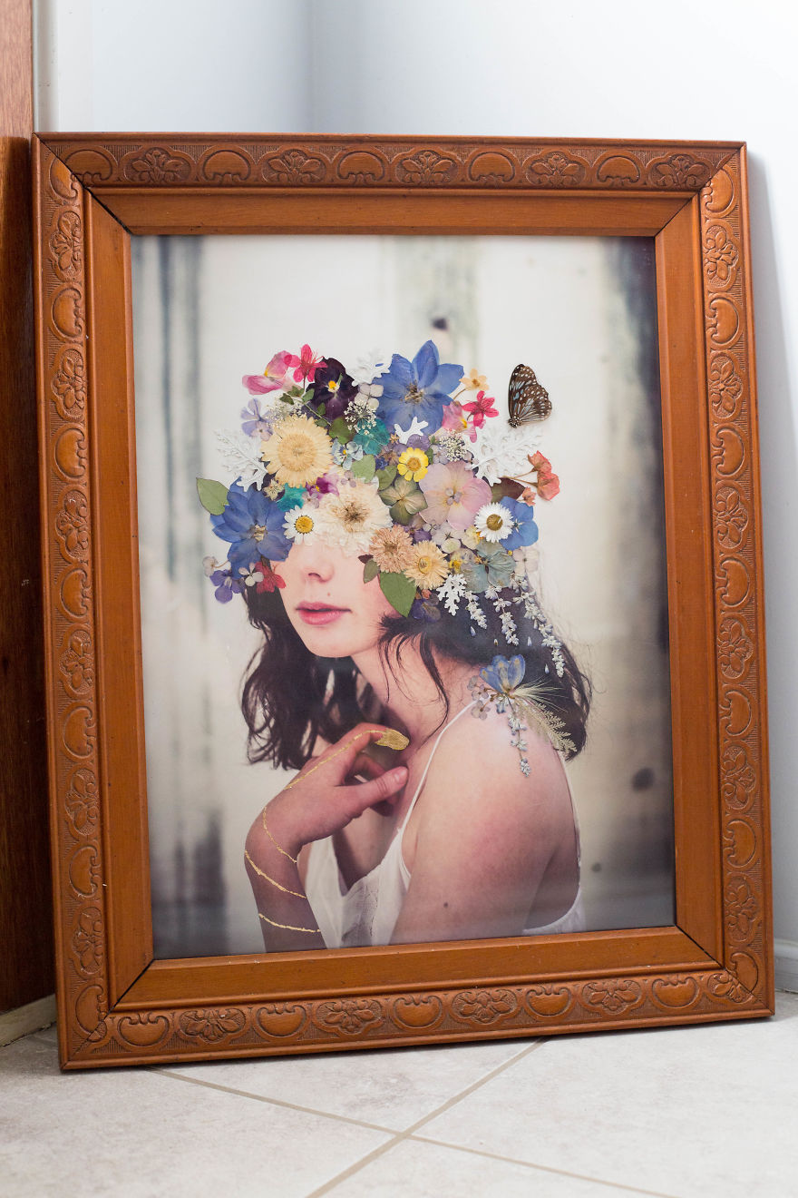 I Created Pressed Flower Portraits For Mental Health Awareness I Created Pressed Flower Portraits For Mental Health Awareness