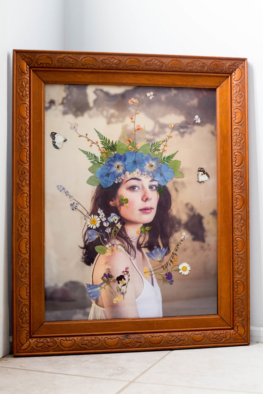 I Created Pressed Flower Portraits For Mental Health Awareness I Created Pressed Flower Portraits For Mental Health Awareness