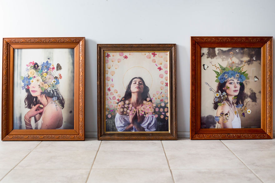 I Created Pressed Flower Portraits For Mental Health Awareness I Created Pressed Flower Portraits For Mental Health Awareness