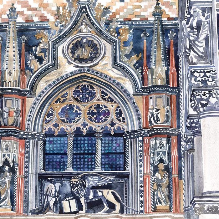 Watercolors Of Venice By Maja Wrońska