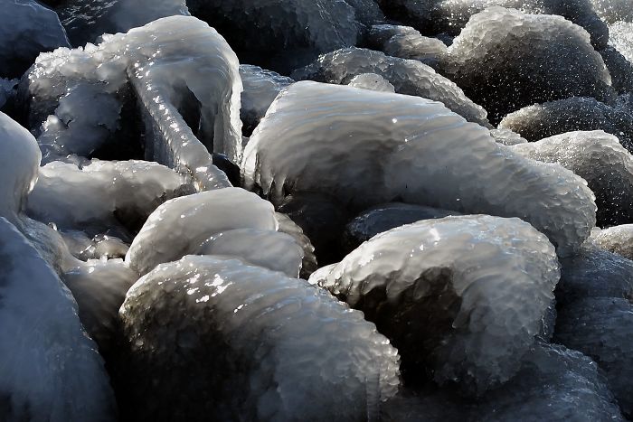 Freezing Temperatures And Strong Winds Turned Balaton Lake Into A Winter Wonderland